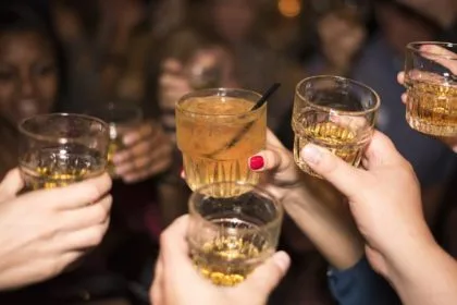 verres d'alcool