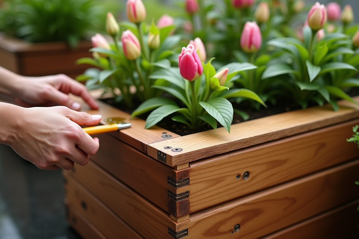 jardinière bois