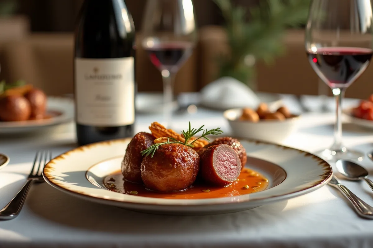 Accords mets-vins pour accompagner le boudin noir au four