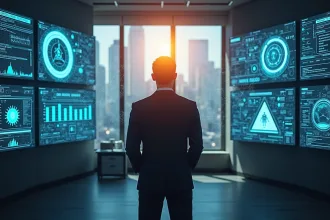 Attaque informatique de l'IA perturbant des serveurs d'entreprise européenne