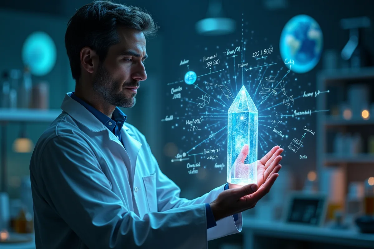 Un électron illustrant la superposition en mécanique quantique