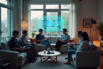 Vie quotidienne en 2025 avec appareils connectes